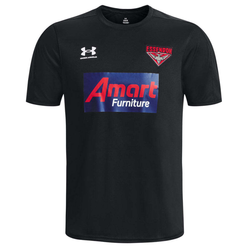 Essendon Bombers AFL Under Armour Challenger Training T Shirt Sizes S-3XL! T3