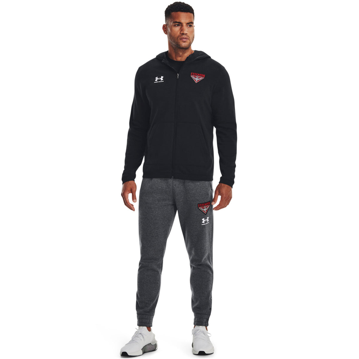 Essendon Bombers AFL Under Armour Fanwear Hoody Sizes S-3XL! T3