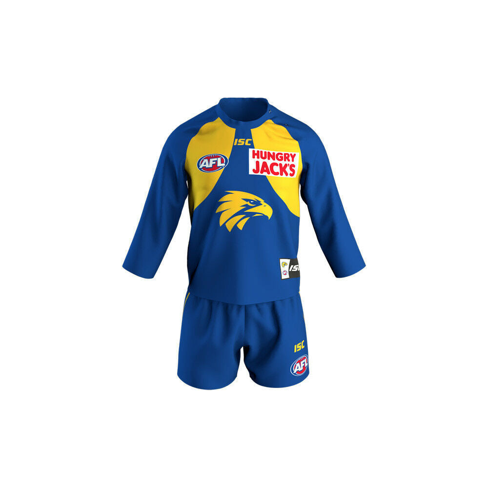 West Coast Eagles AFL Home ISC Guernsey Adults, Kids & Toddlers All Sizes! T9