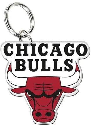 Official NBA Chicago Bulls Premium Acrylic Team Keyring!