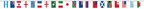Rugby World Cup Bunting All 20 National Teams Bunting Hanging Flags (7m long)