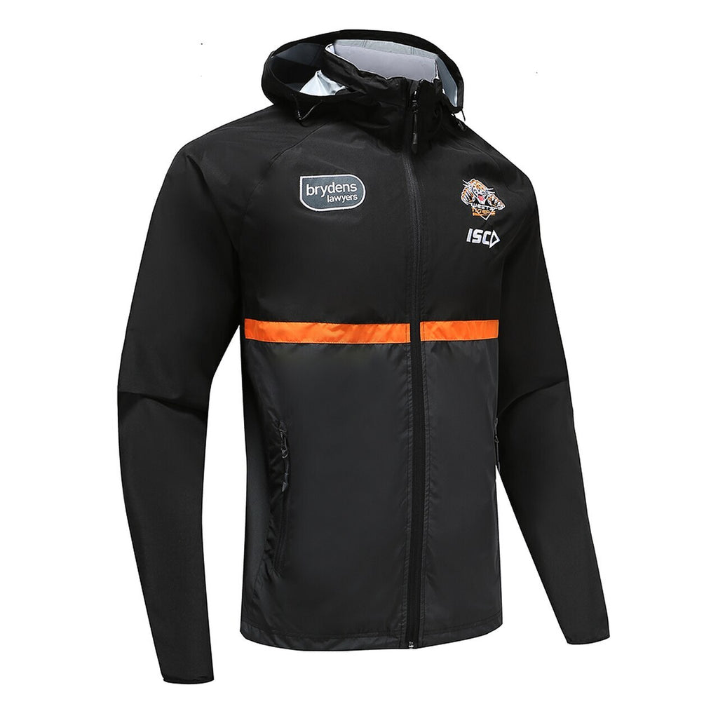 Wests Tigers NRL Players ISC Wet Weather Jacket Sizes S-5XL! T0