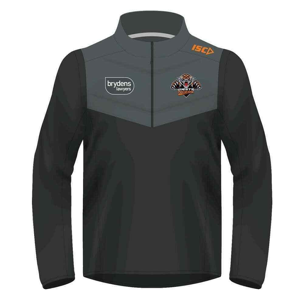 Wests Tigers NRL Home ISC Drill Top Sizes S-7XL! T0