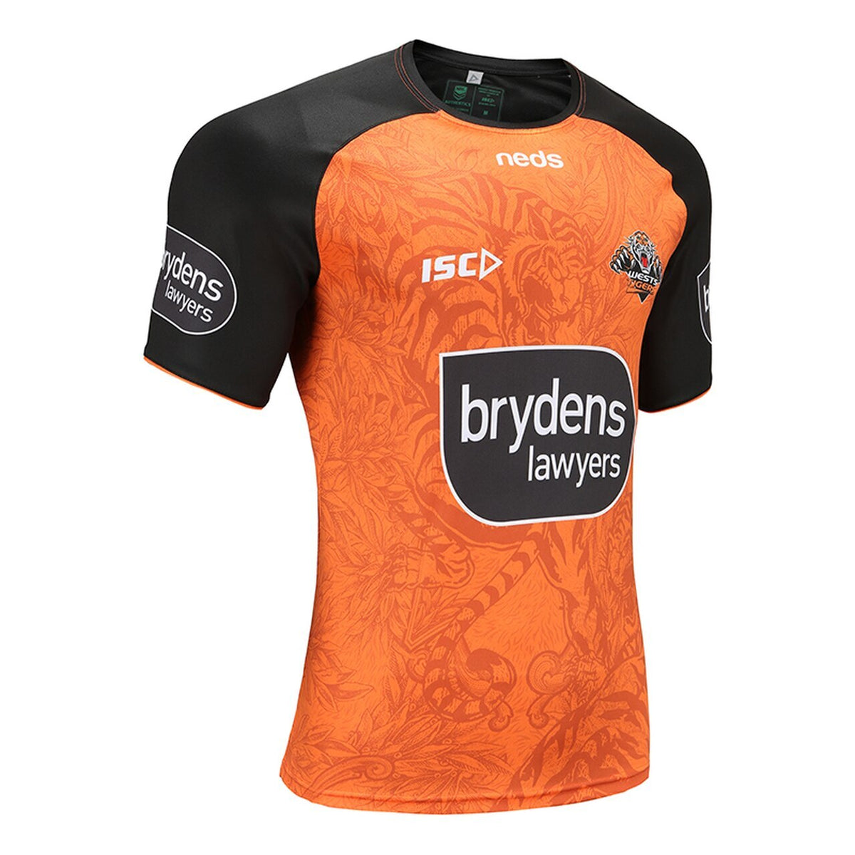 Wests Tigers NRL Players Orange Jungle Theme Training Shirt Sizes S-5XL! T0