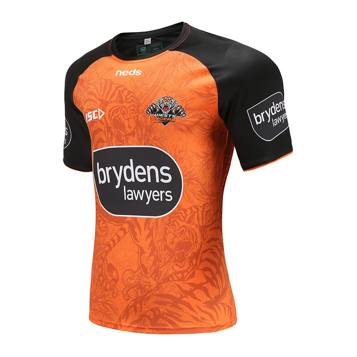 Wests Tigers NRL Players Orange Jungle Theme Training Shirt Sizes S-5XL! T0