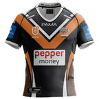 Wests Tigers NRL 2025 Steeden Home Jersey Kids Sizes 6-14!