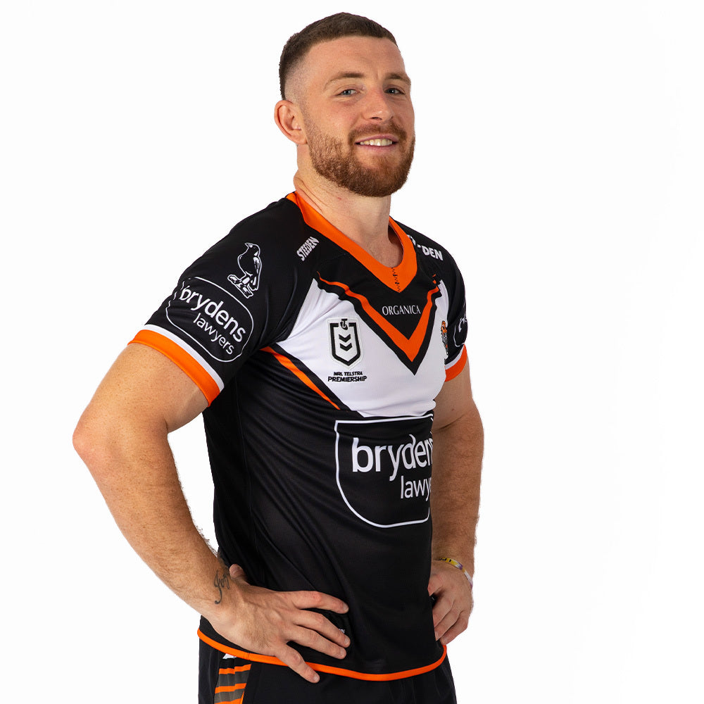 Wests Tigers NRL Steeden Home Jersey Adults Sizes S-7XL! T2