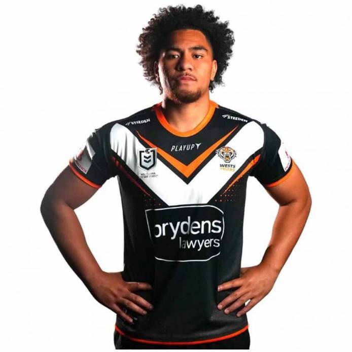 Wests Tigers NRL Steeden Home Jersey Sizes S-7XL! T3