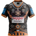Wests Tigers NRL 2025 Steeden Indigenous Jersey Sizes S-7XL!