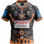 Wests Tigers NRL 2025 Steeden Indigenous Jersey Sizes S-7XL!